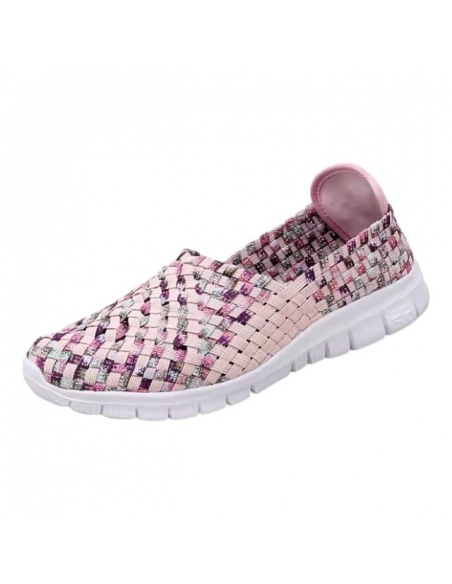 Espadrile dama elastice multicolore – Ușoare și comode, mărimi 35-41 model Adina