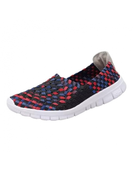 Espadrile dama elastice multicolore – Ușoare și comode, mărimi 35-41model Adela
