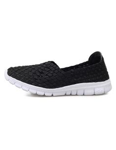 Espadrile elastice negre – Ușoare și comode, mărimi 35-41 2