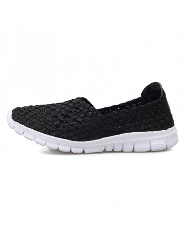 Espadrile elastice negre – Ușoare și comode, mărimi 35-41 model Andra