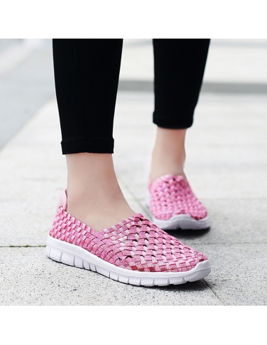 Espadrile elastice roz – Ușoare și comode,...