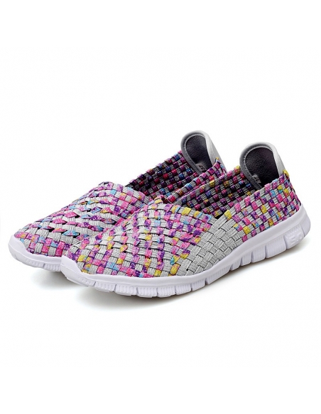 Espadrile dama elastice multicolore – Ușoare și comode, mărimi 35-41 model Adelina