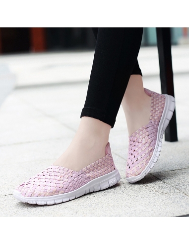 Espadrile dama elastice roz – Ușoare și comode, mărimi 35-41model Rosa
