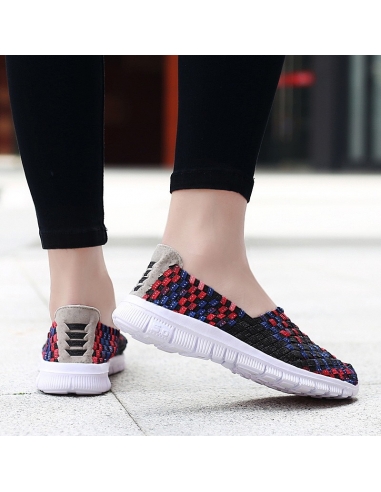 Espadrile dama elastice multicolore – Ușoare și comode, mărimi 35-41model Adela