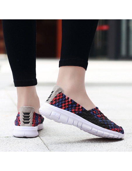 Espadrile dama elastice multicolore – Ușoare și comode, mărimi 35-41model Adela