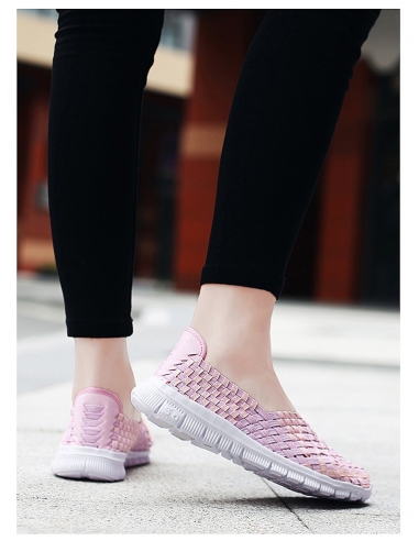 Espadrile dama elastice roz – Ușoare și comode, mărimi 35-41model Rosa