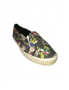 Espadrile damă din material textil cu imprimeu desen animat – casual și confortabil 2