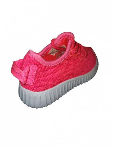 Pantofi sport pentru copii, fete, roz, cu șiret elastic