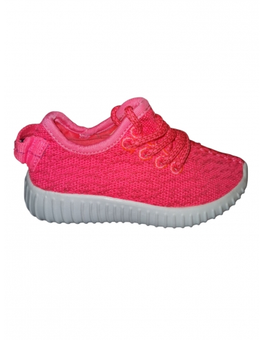 Pantofi sport pentru copii, fete, roz, cu șiret elastic