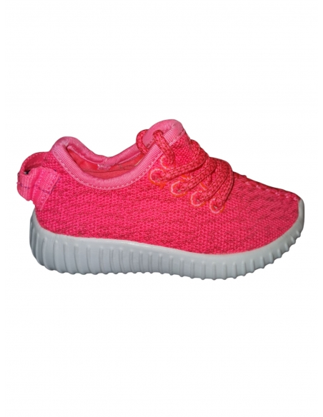 Pantofi sport pentru copii, fete, roz, cu șiret elastic