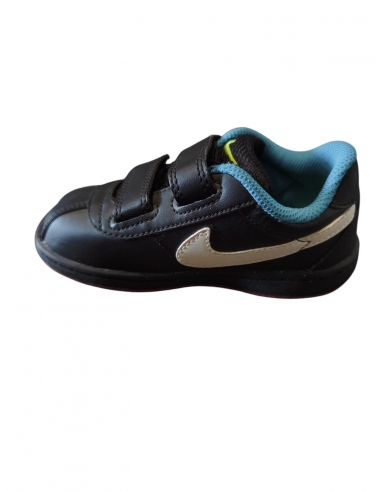 Pantofi Sport Copii Piele Naturală Negru Velcro marimea 23,5