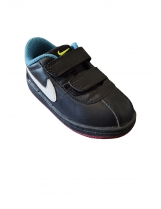 Pantofi Sport Copii Piele Naturală Negru Velcro marimea 23,5 2