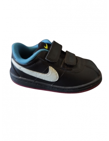 Pantofi Sport Copii Piele Naturală Negru Velcro marimea 23,5