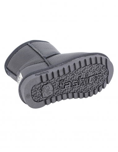 Cizme Copii Tip UGG Black din Piele Ecologică cu Blană Călduroasă – Mărimi 20-35