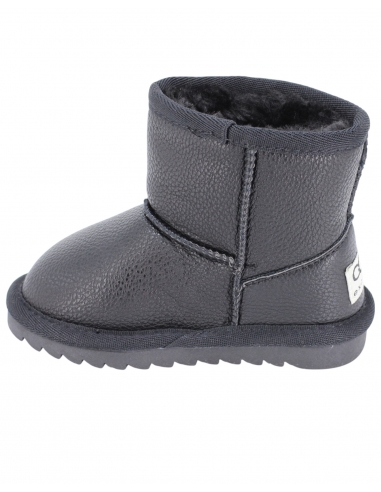 Cizme Copii Tip UGG Black din Piele Ecologică cu Blană Călduroasă – Mărimi 20-35