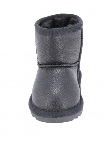 Cizme Copii Tip UGG Black din Piele Ecologică cu Blană Călduroasă – Mărimi 20-35
