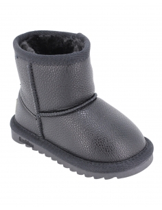 Cizme Copii Tip UGG Black din Piele Ecologică cu Blană Călduroasă – Mărimi 20-35 2