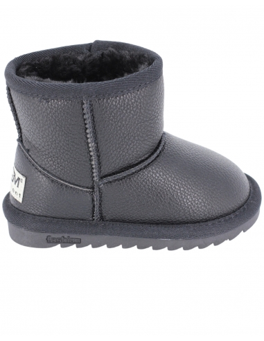 Cizme Copii Tip UGG Black din Piele Ecologică cu Blană Călduroasă – Mărimi 20-35