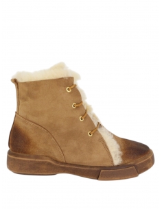 Ghete Emilia Dama Piele Naturala si Blana – Model Casual Winter 2