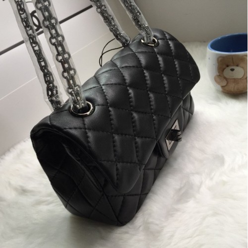geanta neagra din piele 2