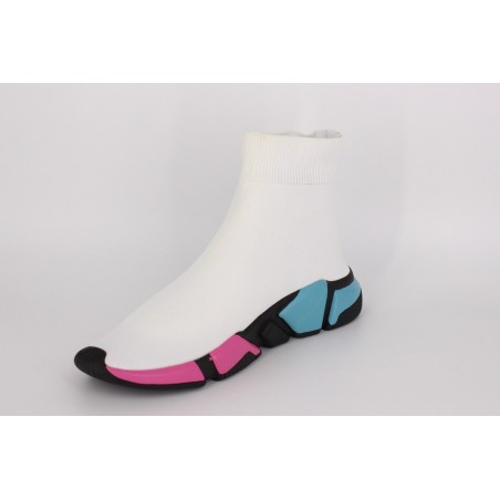 Ghete classic socks white