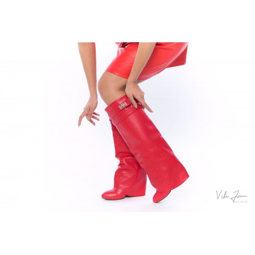 Cizme piele red 2