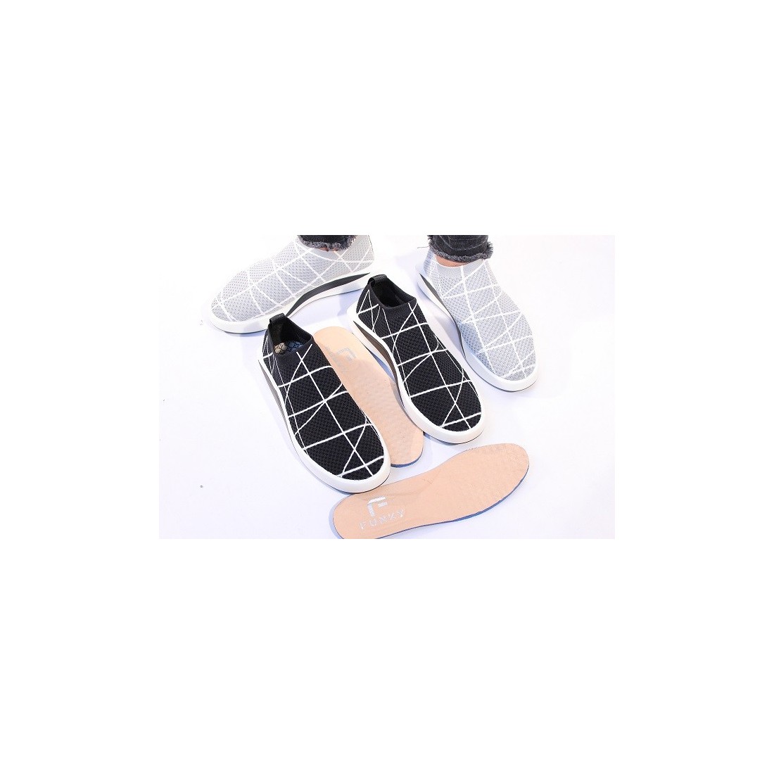 Espadrile Funky barbati negru