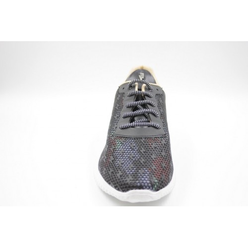 Sneakers barbati negru/multicolor 2