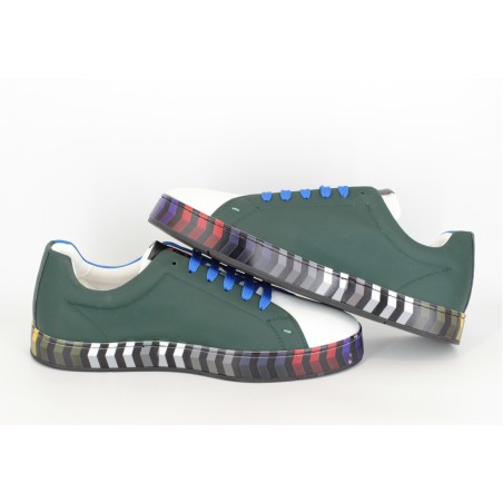 Pantofi Sneakers piele multicolori