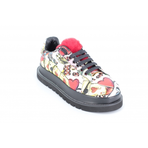 Pantofi graffiti multicolor 2