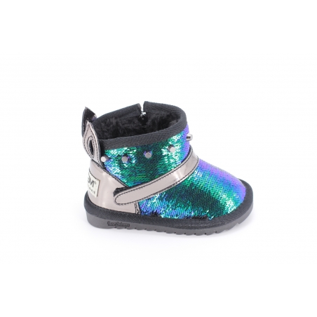 Cizme Copii Tip UGG Paiete Cameleon