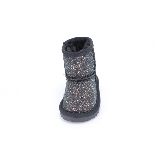 Cizme Copii Tip UGG Black Sparkle 2
