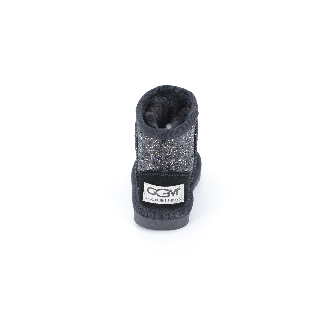 Cizme Copii Tip UGG Black Sparkle