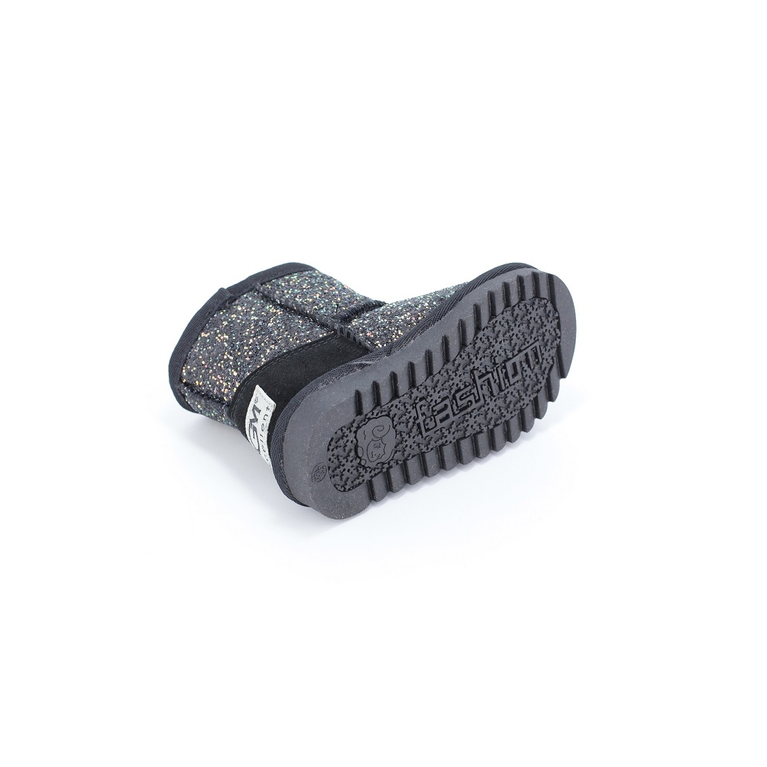 Cizme Copii Tip UGG Black Sparkle