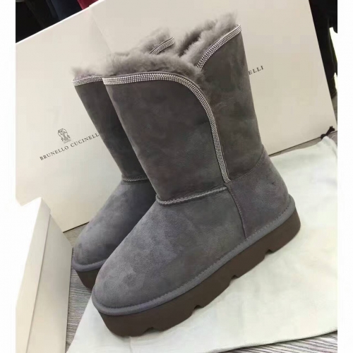 Cizme tip ugg gri 2