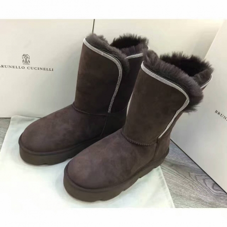 Cizme Tip Ugg Chocolate