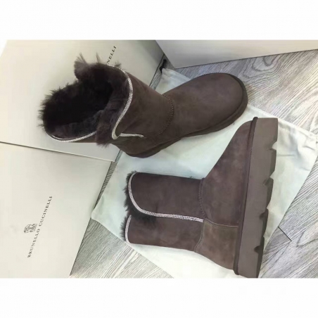 Cizme Tip Ugg Chocolate