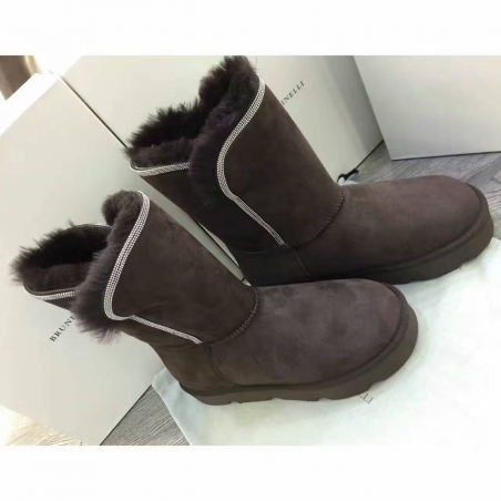 Cizme Tip Ugg Chocolate