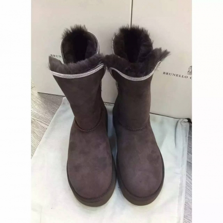 Cizme Tip Ugg Chocolate