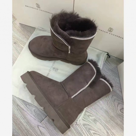 Cizme Tip Ugg Chocolate