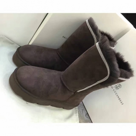 Cizme Tip Ugg Chocolate