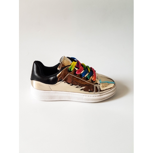 Sneakers Copii Fete Gold