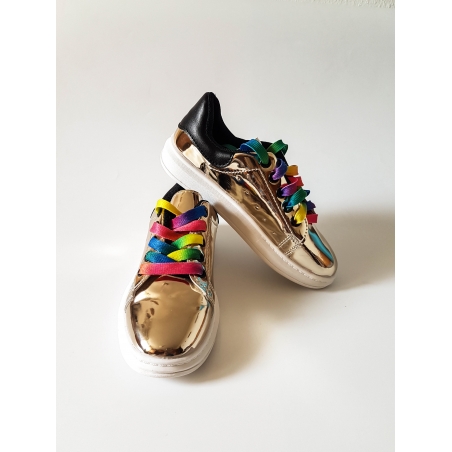 Sneakers Copii Fete Gold