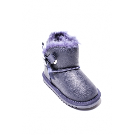 Cizme Fetite Tip Ugg Bleumarin Fundita