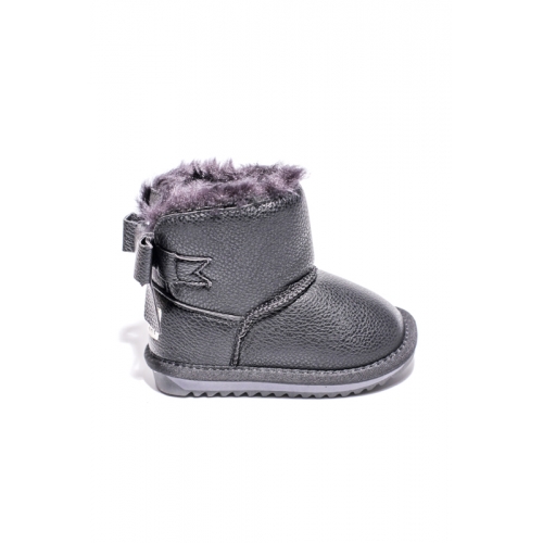 Cizme Fetite Tip Ugg Dark Black 2
