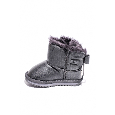 Cizme Fetite Tip Ugg Dark Black