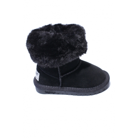 Cizme Tip Ugg Piele Intoarsa Blana