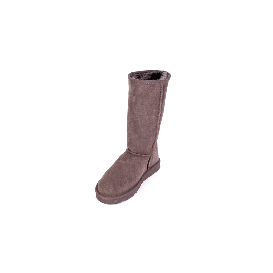 Cizme din piele intoarsa naturala tip ugg maro