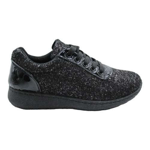 Pantofi sport black sparkle