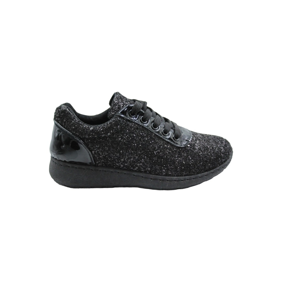 Pantofi sport black sparkle